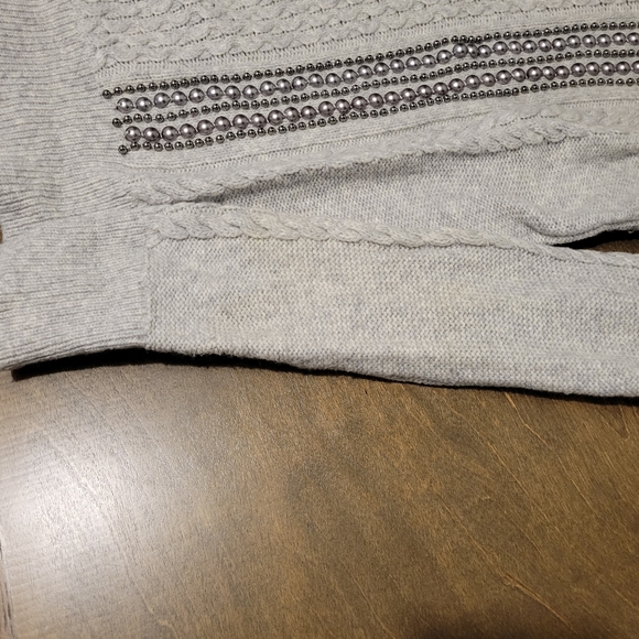 Halogen Cableknit Embellished Sweater - Picture 3 of 6